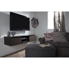 Agora 56" Wide Wall Mounted Media Console - Chocolate, Zebrano - SS-9028676