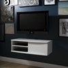 Agora 38" Wide Wall Mounted Media Console - Pure White - SS-9029674