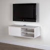 Agora 38" Wide Wall Mounted Media Console - Pure White - SS-9029674