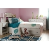 Country Poetry Twin Mates Bed - 3 Drawers, White Wash - SS-9031080