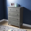 Moonlight 4 Drawers Chest - Gray Maple - SS-9038034