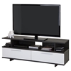 Reflekt TV Stand - 2 Drawers, Gray Oak and Pure White - SS-9058677
