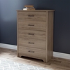 Fusion Chest - 5 Drawers, Rustic Oak - SS-9063035