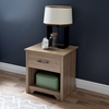 Fusion Nightstand - 1 Drawer, Rustic Oak - SS-9063062