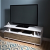 Reflekt TV Stand - 2 Drawers, Weathered Oak and Pure White - SS-9065677