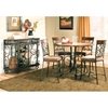 Thompson 5 Piece Counter Dining Set - Wrought Iron, Wood - SSC-TP450-CTR-5PC