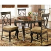 Hamlyn 5 Piece Dinette Set with Marble Top Table - SSC-HL500-5PC