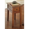 Desoto Chairside End Table - Drawer, Dark Oak Finish - SSC-DE250EC