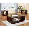 Toronto Contemporary End Table / Nightstand in Cherry Finish - SSC-TR4000E