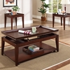 Clemens Coffee Table & End Tables Set - Cherry Finish - SSC-CL4500