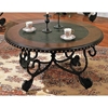 Rosemont Cocktail Table with Two Toned Round Top - SSC-RM200C
