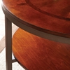 Trisha 3 Piece Round Coffee Table Set - Cherry Finish - SSC-TR2000