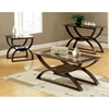 Dylan Glass and Wood Top Sofa Table - SSC-DY300S