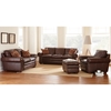 Yosemite Leather Sofa, Loveseat, & Chair Set - Akron Chestnut - SSC-YO900-3PC
