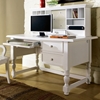 Bella White Desk with Hutch - SSC-BL800DW-N-BL800HW-N
