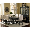 Leona 9 Piece Dining Set - Extension Table, Fabric Chairs - SSC-LY500-9PC
