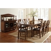 Wyndham Extension Dining Set - X Back Chairs, Tobacco Finish - SSC-WD500-9PC