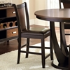 Oakton 5 Piece Two-Toned Counter Dining Set - Round Table - SSC-OK4848-5PC