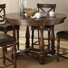 Wyndham Round Counter Dining Set - X-Back Stools, Tobacco - SSC-WD5454-5PC