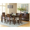 Harlow Wood Dining Table - 18" Extension Leaf, Tobacco Finish - SSC-HO500T