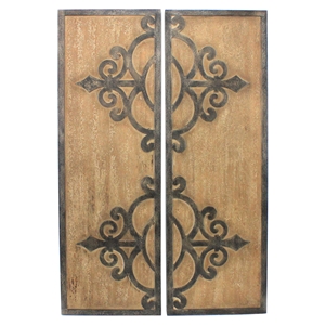 2-Piece Wood Wall Plaque 