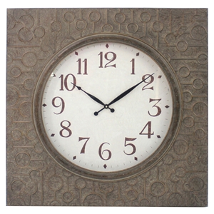 Wall Clock - Metal Frame, Square (Set of 4) 