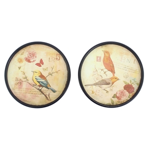 2 Round Plate Wall Decor (Set of 6) 