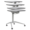 200 Series Workpad Stand Up Desk - Casters, Height Adjustable - UNIQ-208-DESK