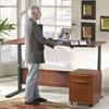 Large Sit Stand Hydraulic Height Adjusting Desk - UNIQ-7190105-XX
