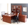 Pro X T-Shaped Workstation with Bookcase and Cabinet - uniq-PRO-X-COMBO-11