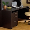 Pro X Desk and Hutch with Bookcase and Mobile Pedestal - uniq-PRO-X-COMBO-8