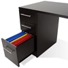 Pro X Pedestal Desk - Open Shelves, Espresso - UNIQ-X14724-ESP