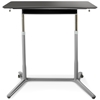 Mobile Sit & Stand Desk - Adjustable Height, Espresso - UNIQ-X204-ESP
