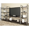 4-Shelf Bookcase - Metal Frame, Espresso - UNIQ-X213-ESP