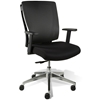 Leona Office Chair - Adjustable Arms, Black Mesh Backrest - UNIQ-X5372