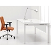 Pearl Office Work Desk in White - UNIQ-585-WH