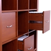 Modern Office Storage Unit - 3 Drawers, Cherry - UNIQ-X938-CH