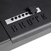 Brute 1394-S-FBLK Pistol Box - 10-Gauge Steel, Pushbutton Lock - VLN-1394-S-FBLK