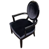 Armani Xavira Black Arm Chair - VIG-AA0107-DC