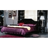 Armani Xavira Elegant Lacquer Bed in Black - VIG-AW200-BED