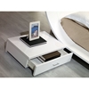 Story White Platform Bed with 2 Nightstands - VIG-STORY-BED