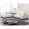 Tawny Leather Chaise Sectional with End Table - VIG-T90-HL
