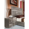 Modrest Picasso Italian Right Nightstand - 2 Drawers, Gray - VIG-VGACPICASSO-NS-GRY-R