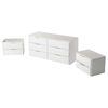 Modrest Lauren Modern Dresser - 6 Drawers, White - VIG-VGBBMD321DR-WHT