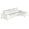 Divani Casa Kayla Sectional Sofa - White, Rose Gold - VIG-VGCA1512-WHT