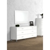 Modrest Bravo Modern Dresser - 6 Drawers, White - VIG-VGDEB1020-WHT