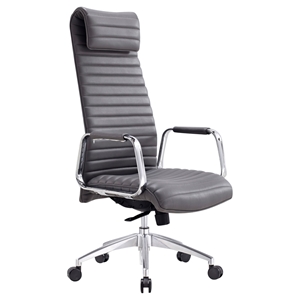 Modrest Mayer High-Back Office Chair - Gray 