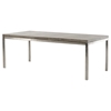 Modrest Retna Dining Table - Chrome and Gray - VIG-VGGR720710