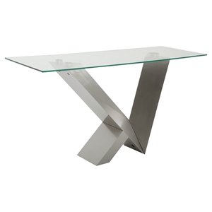 Modrest Harlow Modern Console Table - Clear 