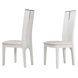 Maxi Dining Chair - White (Set of 2) 